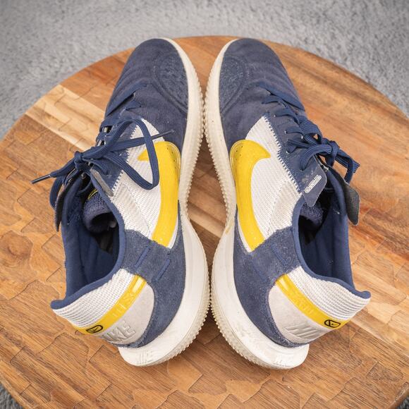 NIKE STREETGATO INDOOR SOCCER MIDNIGHT NAVY VIVID SULFUR DC8466-401 SIZE 6 - Picture 5 of 10